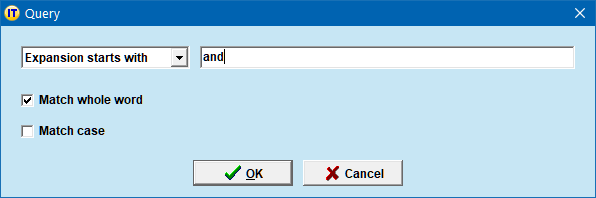 Mark All Entries with Text