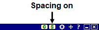 Spacing On