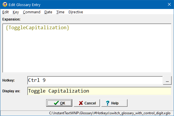 Toggle Capitalization Hotkey
