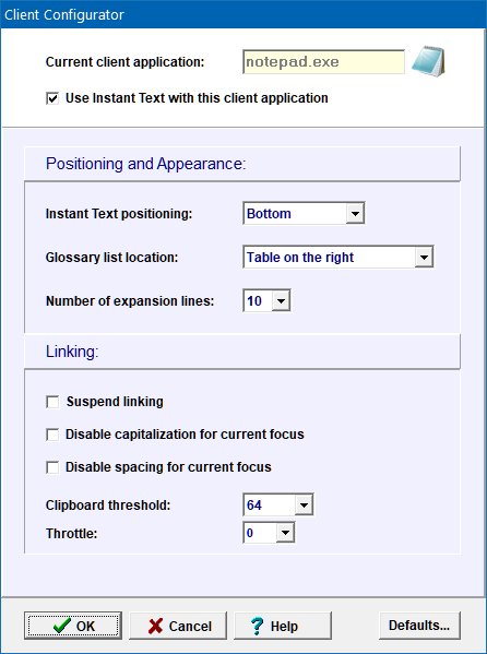 Client Configurator