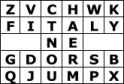 Shifted normal letter panel