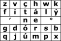 Acute letter panel
