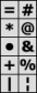 Umlaut punctuation panel
